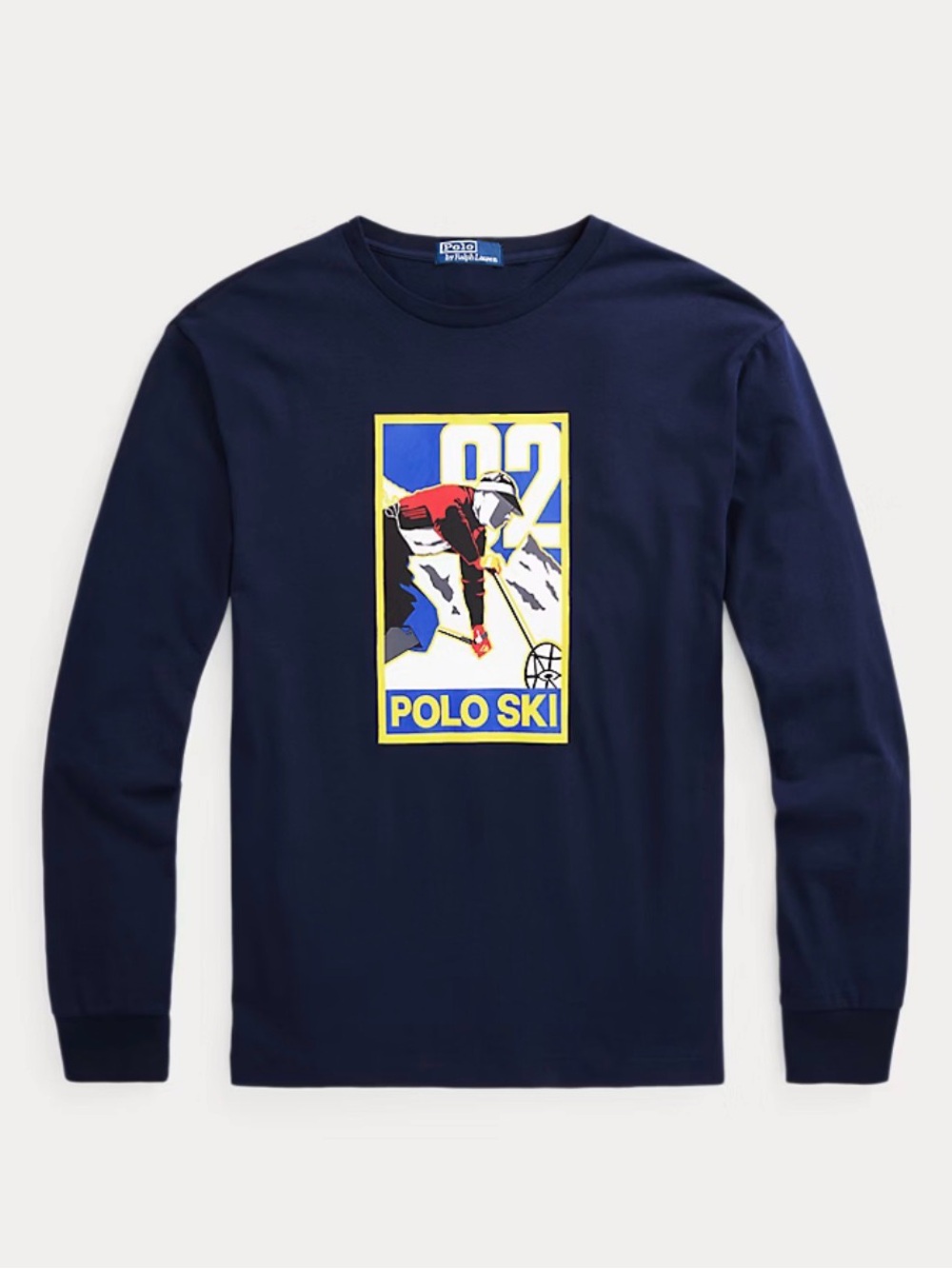 Polo Ralph Lauren Polo Ski Sports Navy Blue Long Sleeve Boys T-Shirt XL 18-20